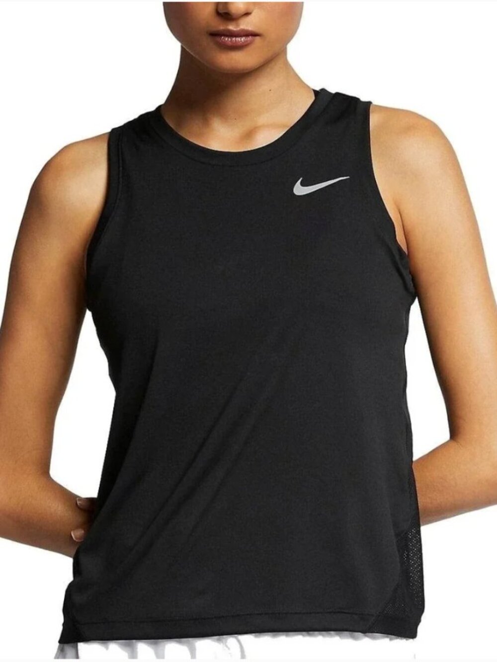 Nike Miler Women's Running Tank Black Size S (AJ8121-010) NWT